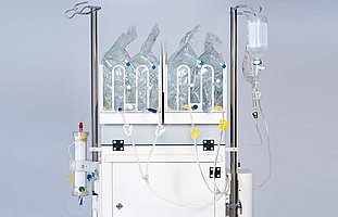 Rückseite Akut-Therapie-Maschine multiFiltrate
