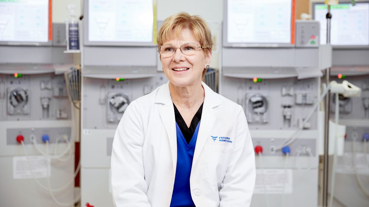 Mit Leidenschaft im Einsatz: Barbara Miller kümmert sich seit zwei Jahrzehnten um die Versorgung von Nierenkranken, derzeit als Leiterin der Dialyseklinik in Parsippany, New Jersey. 